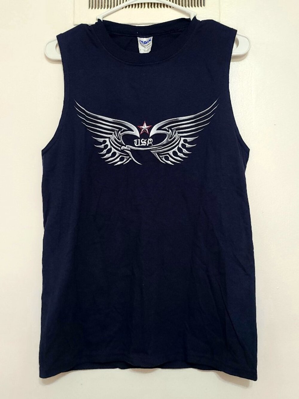 USA Wings Sleeveless Tank – S